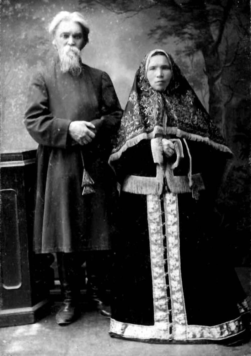 Петр Овчинников с супругой. Фото начала XX в.
